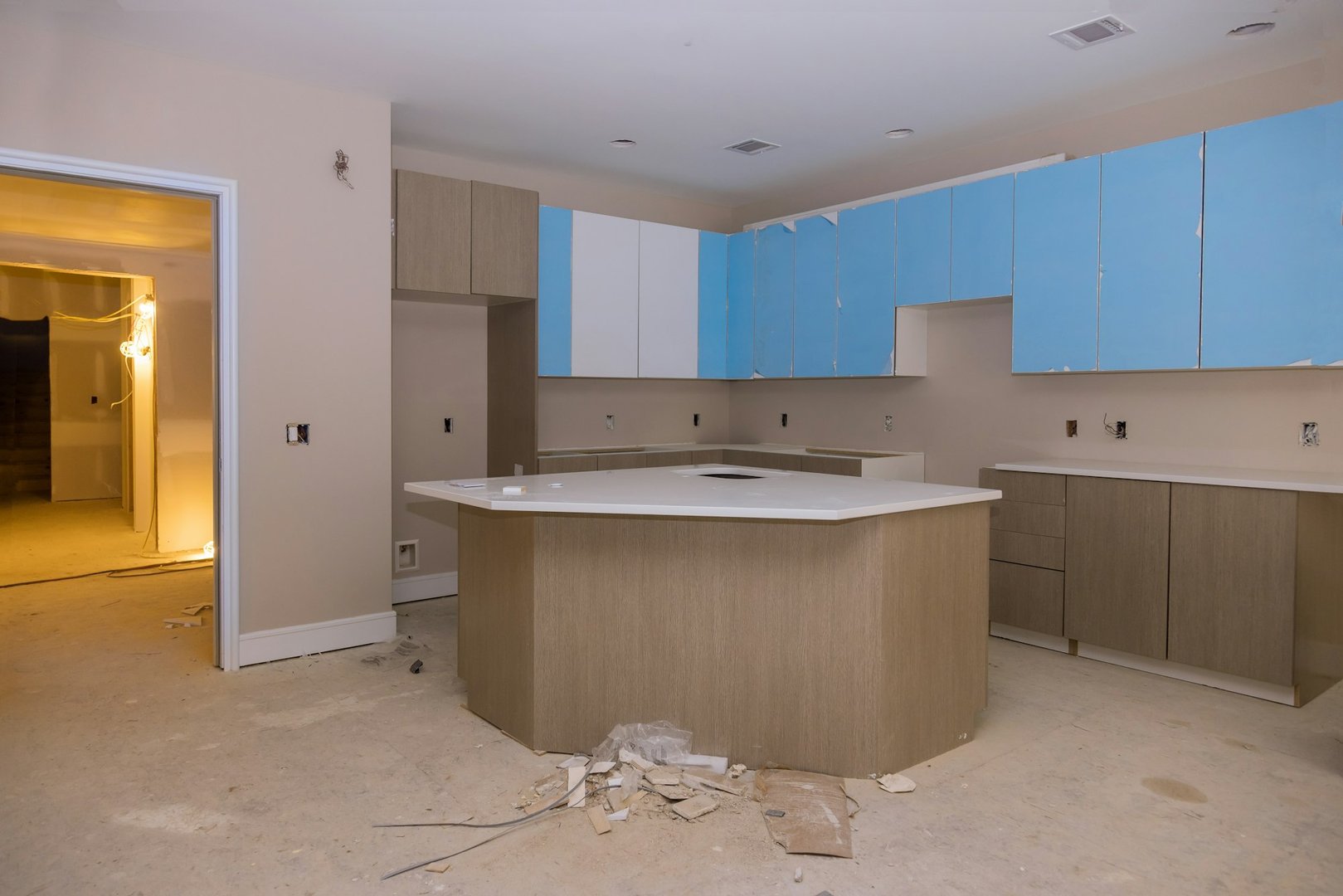Basement improvement in Michigan Basement renovation Home remodeling Basement finishing