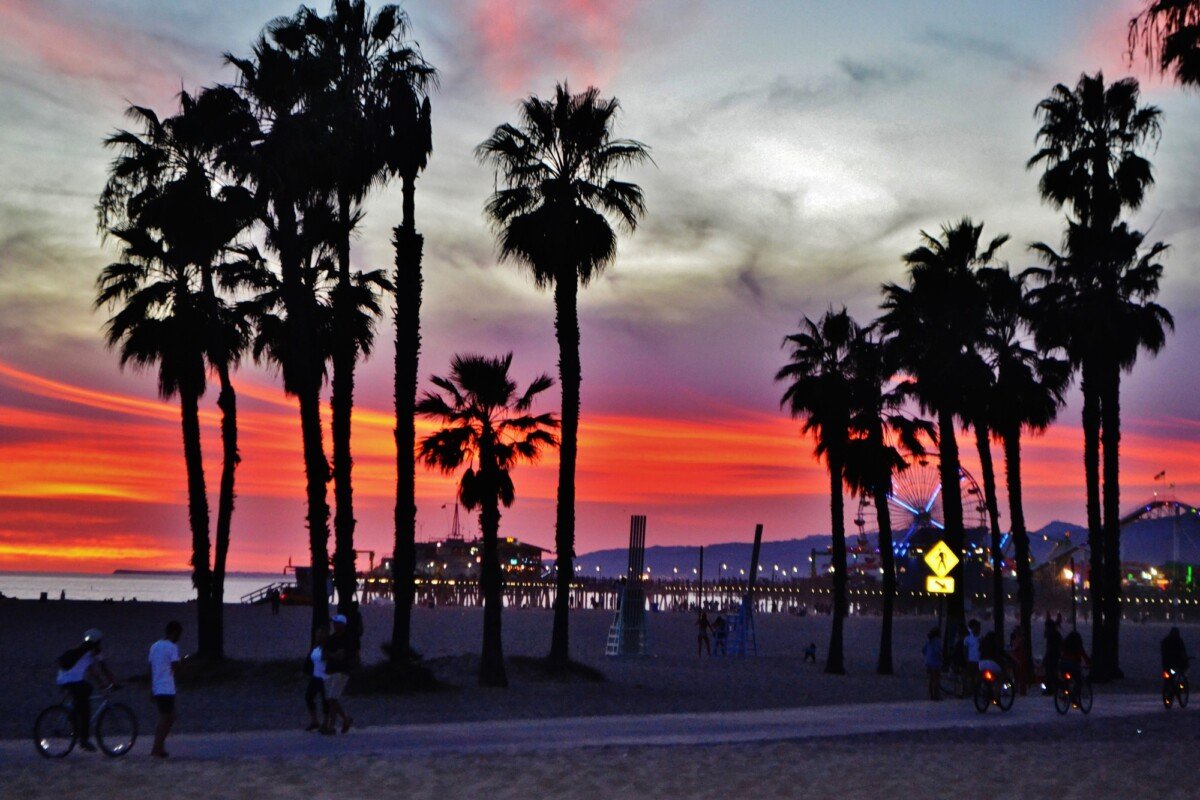 Stunning California sunset