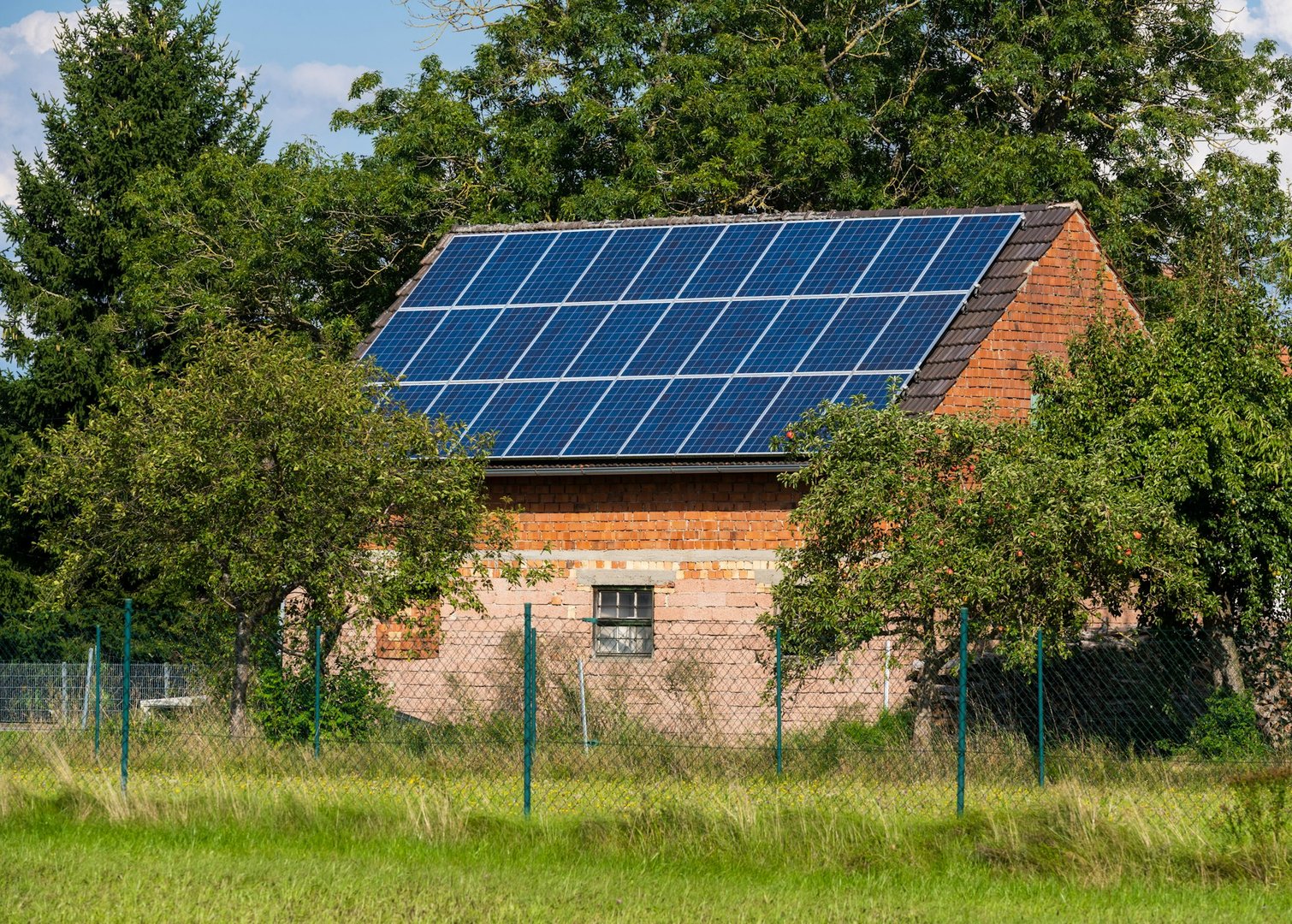 East facing solar panels