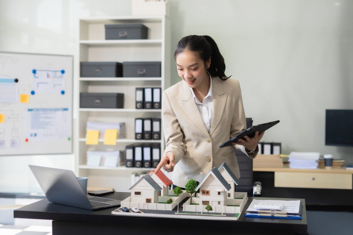 Home Insurance and Real estate investment concept,
