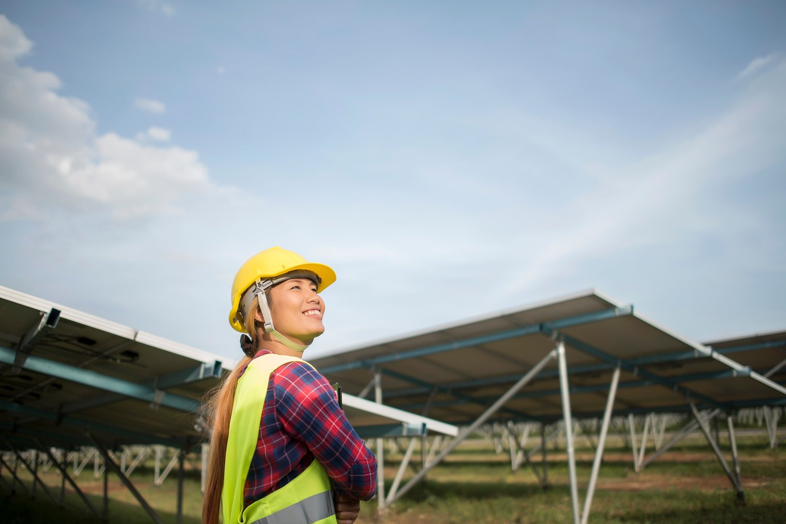 Hybrid solar power plants