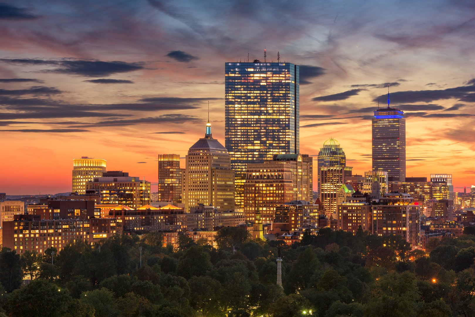 Boston Massachusetts Skyline