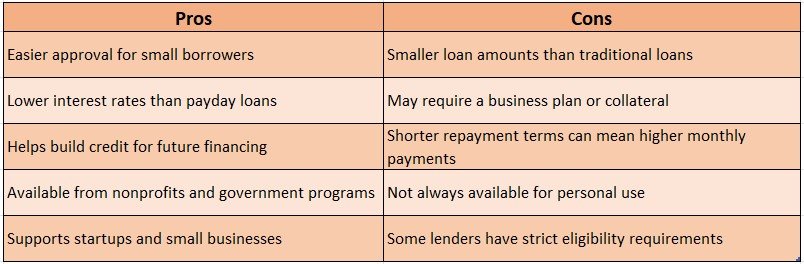 Microloans for Small Borrowers
