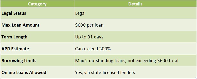 payday advance online Michigan