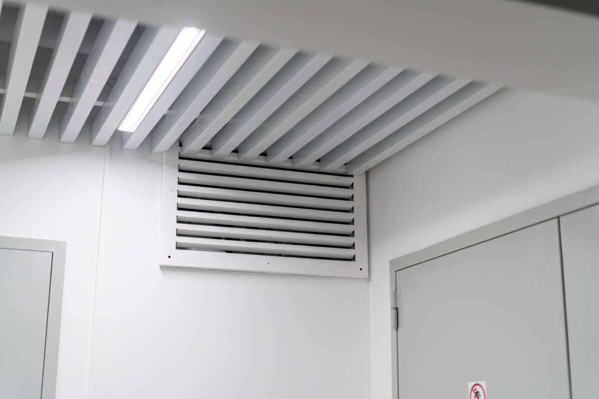 Industrial Air Ventilation System Installed in a Modern Facility