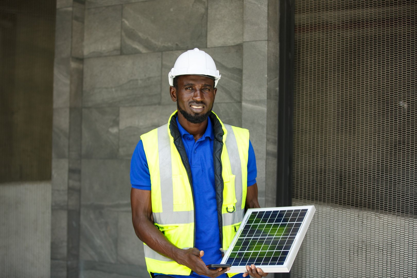 Solar panel for blink