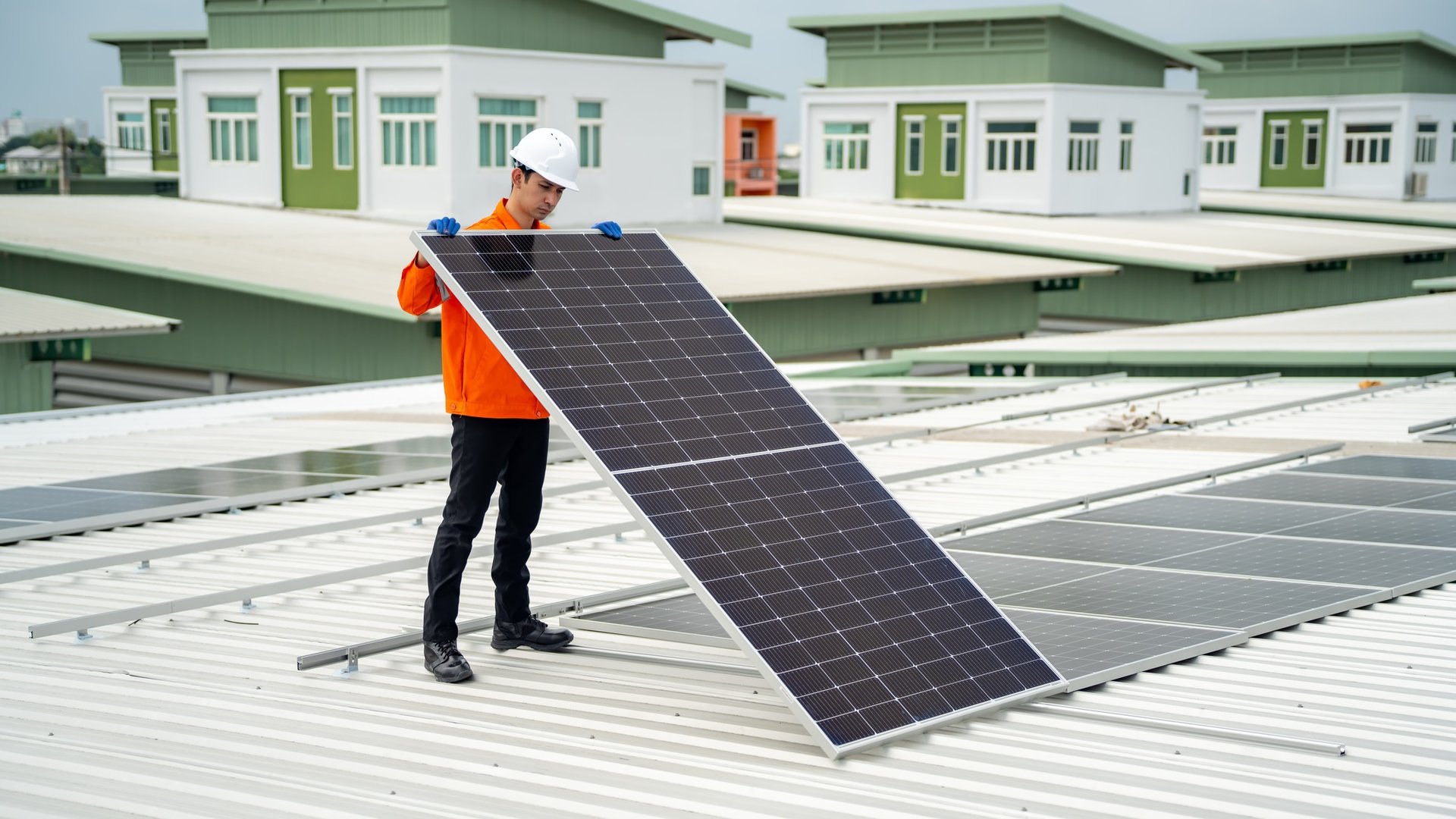 Solar panel squeegee