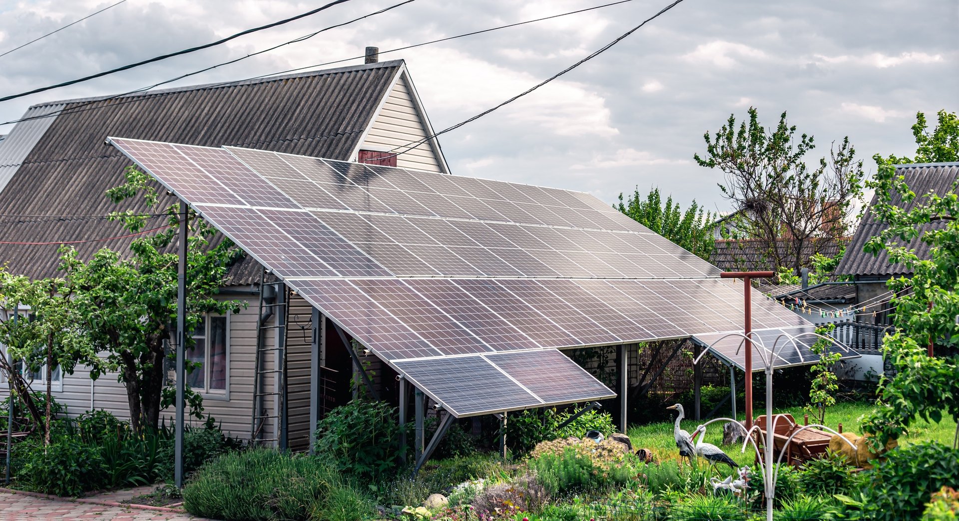 Solar panel to electrical outlet