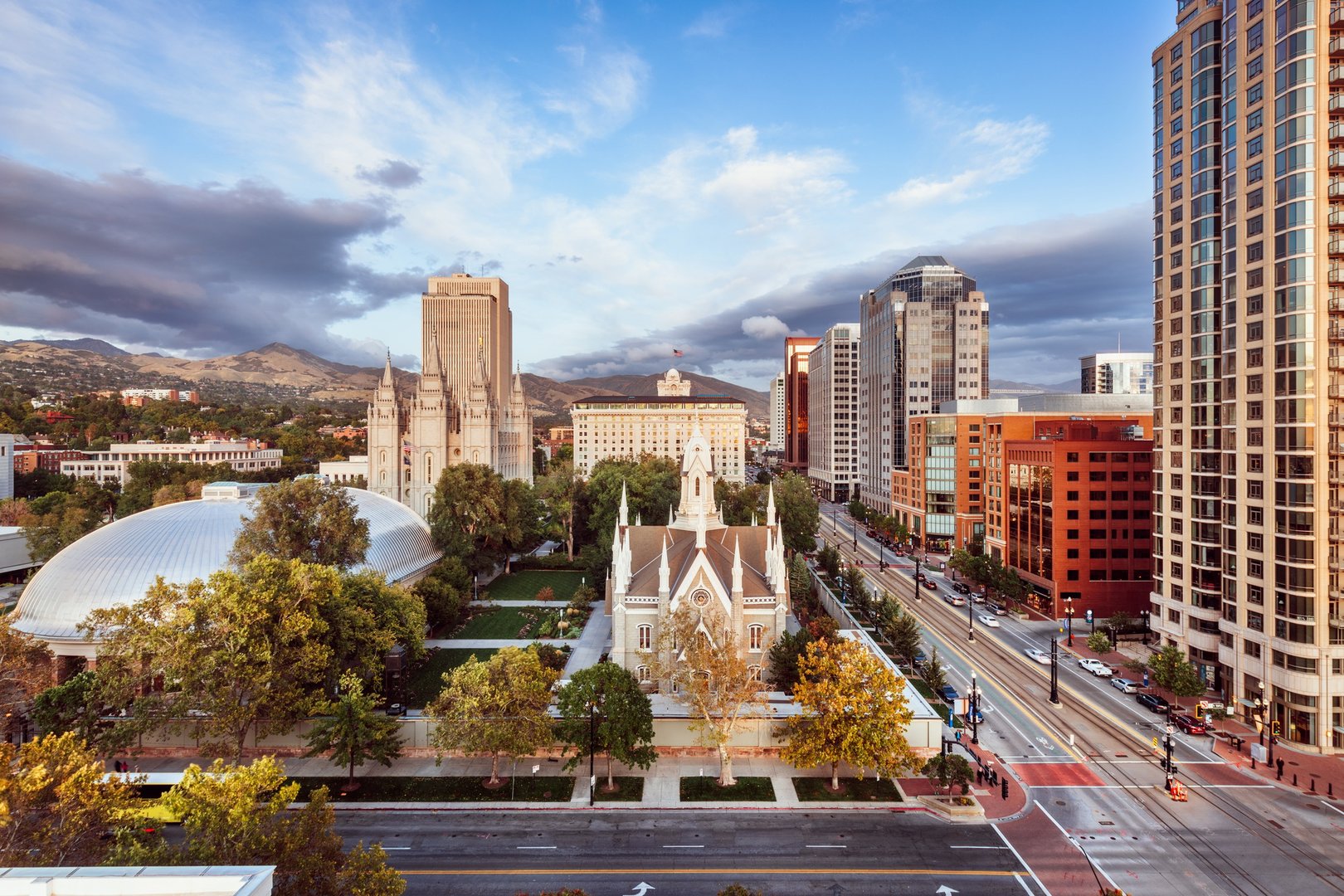 Temple Square, Salt Lake City, Utah, USA