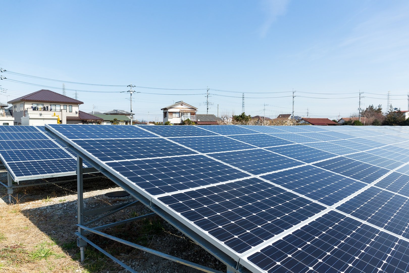 Utility-scale solar power plants