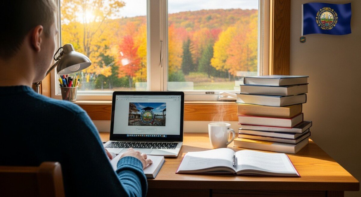 New Hampshire affordable online associate degree studies