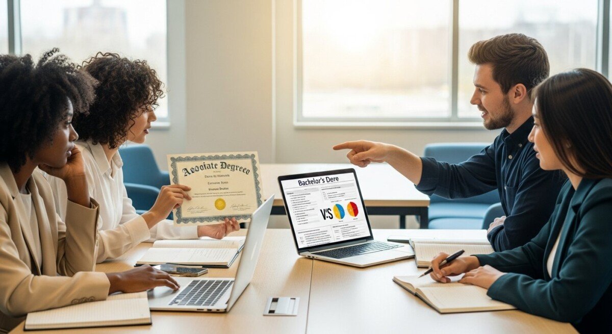 How to choose between an associate and bachelor degree