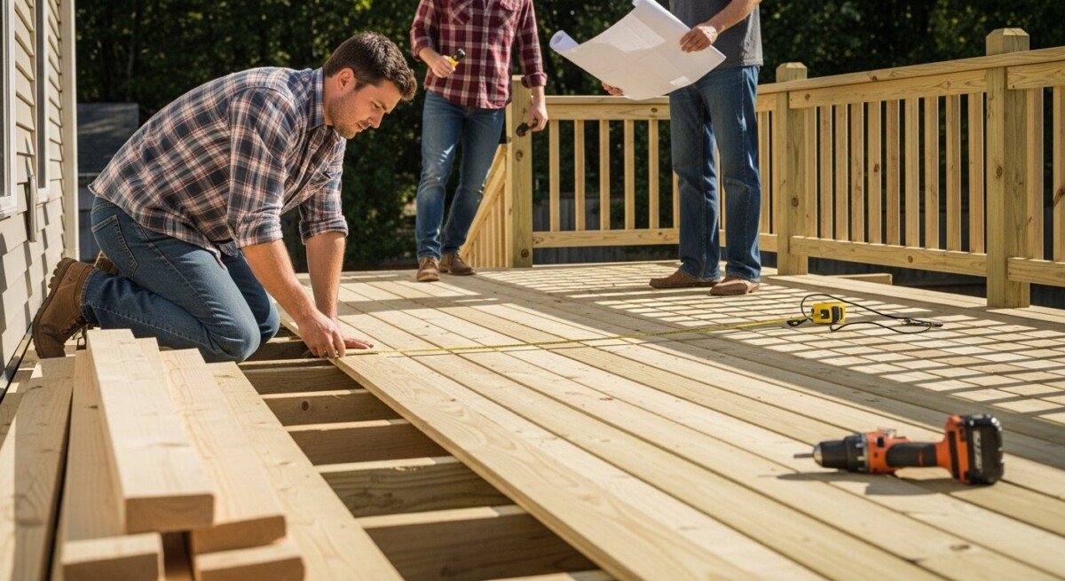 average deck construction cost