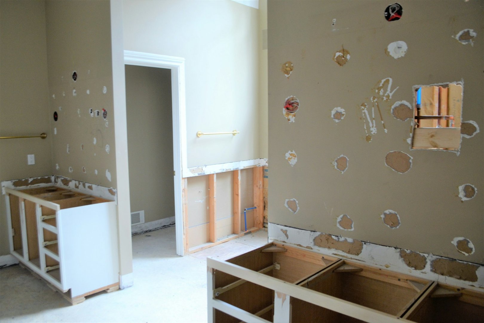 Basement bathroom remodel