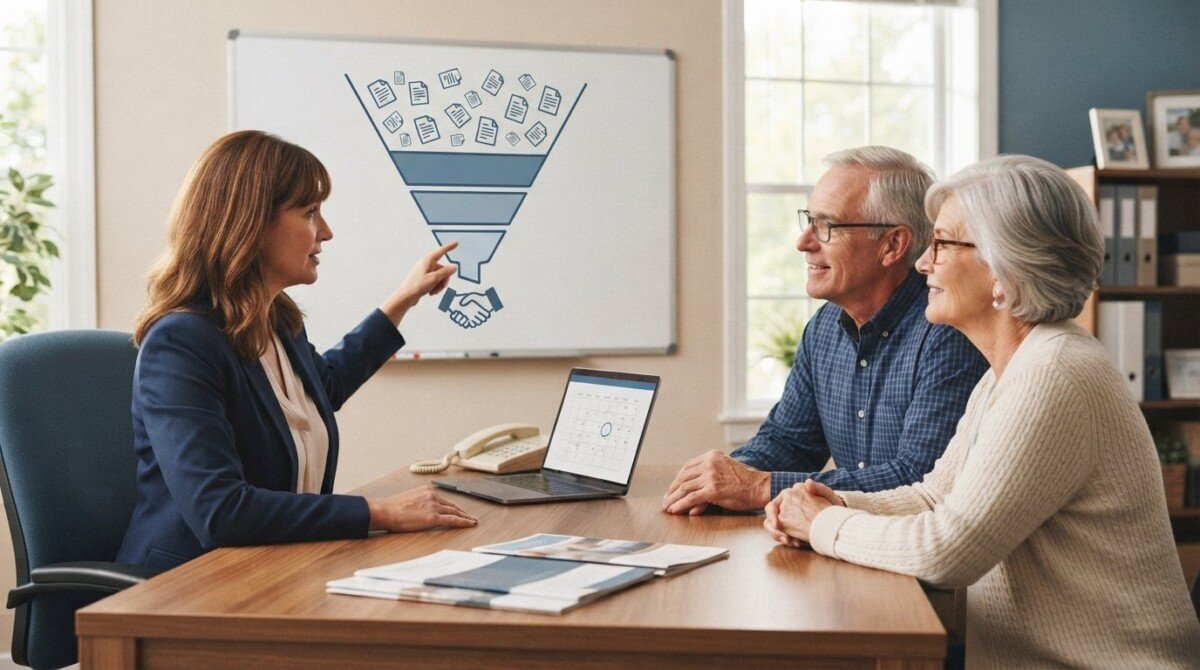 Medicare leads conversion funnel design