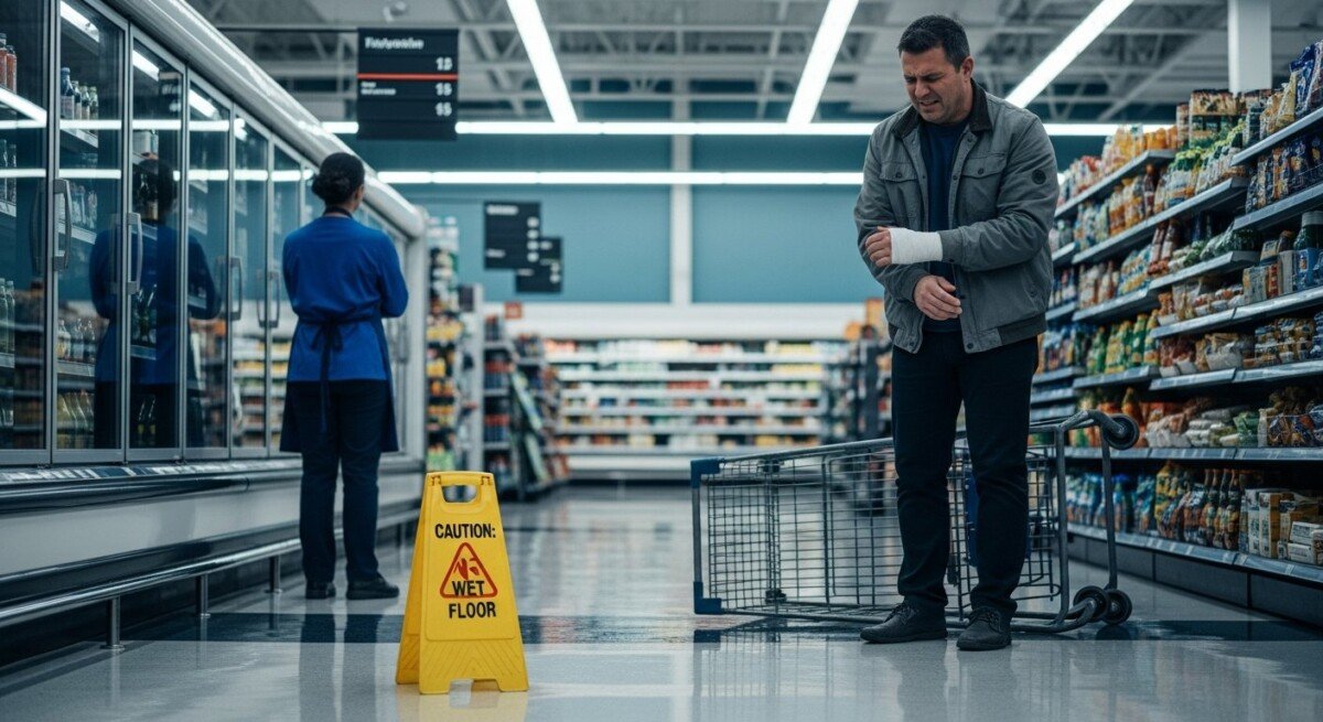 what happens if business denies liability for fall