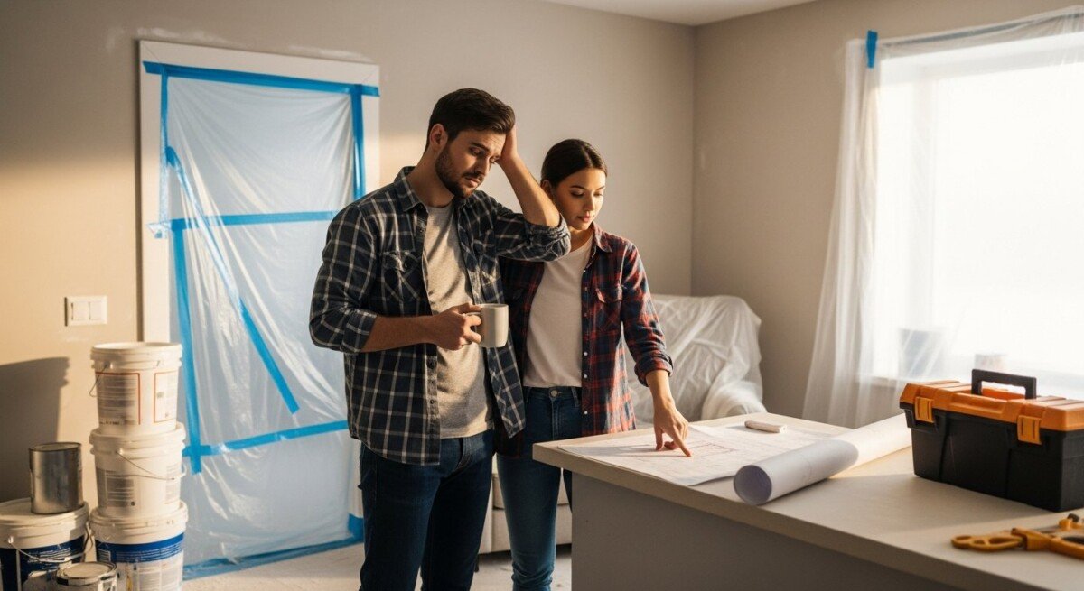 can you remodel while living at home