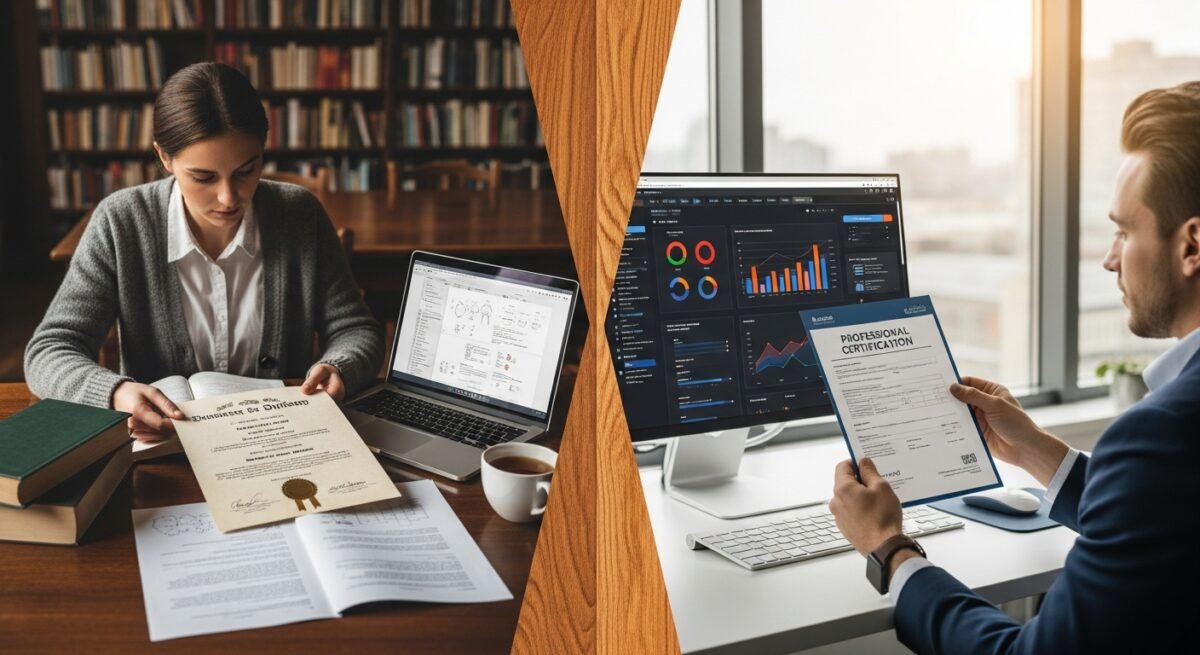 Certifications vs Degrees: Choosing the Right Credential for You