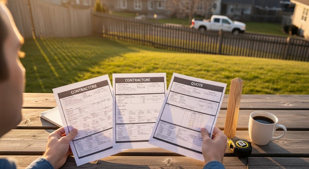 fence installation contractor quotes