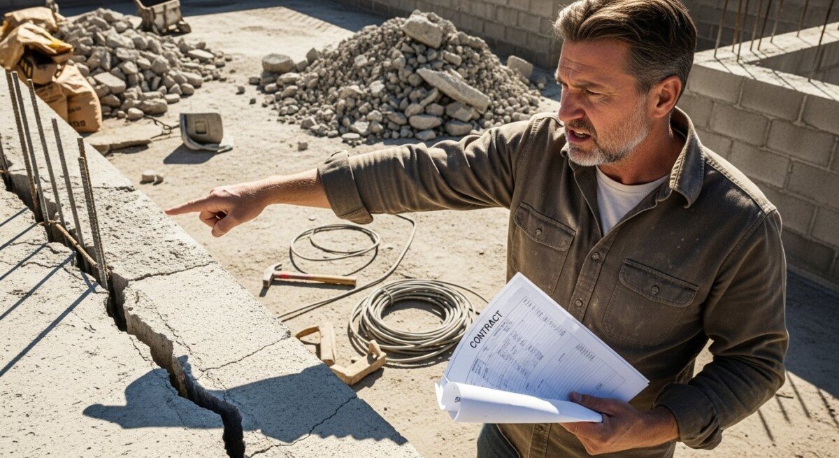 what if contractor denies responsibility