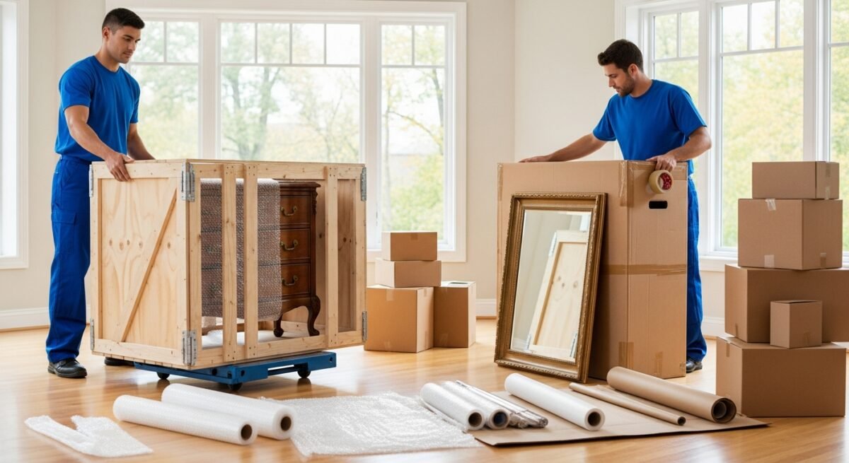 Crating Services for Furniture and Valuable Items