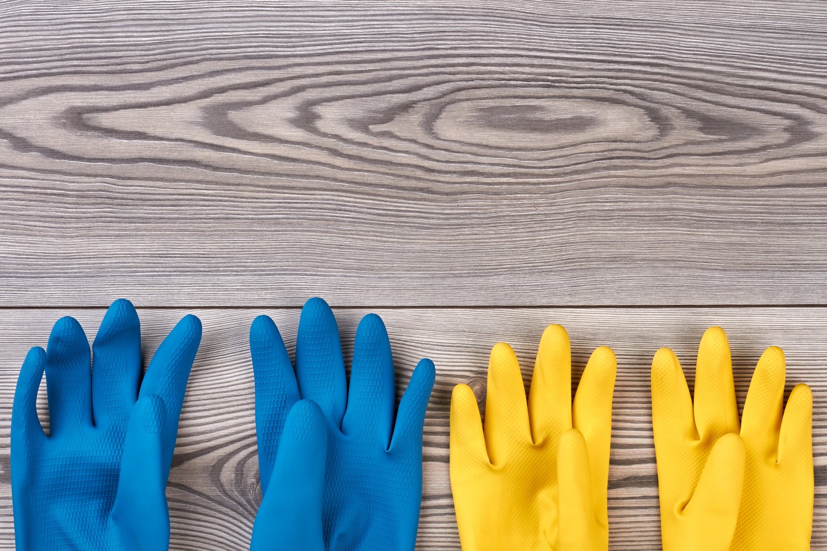 House cleaning protective gloves.