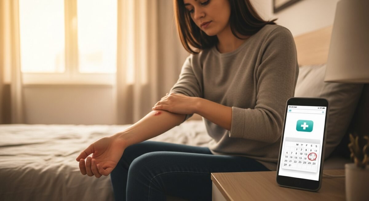 early stage aids symptoms skin