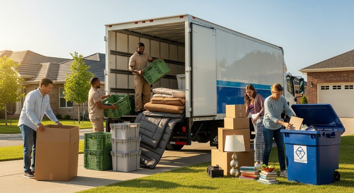 Eco-friendly moving practices
