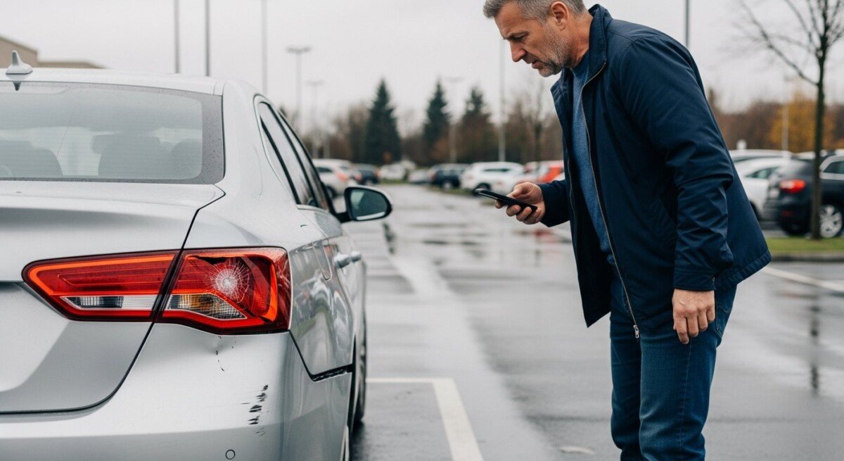 can i file claim after accident in parking lot