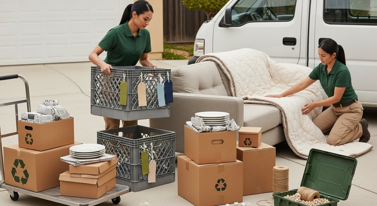 Best eco-friendly packing materials for a sustainable move