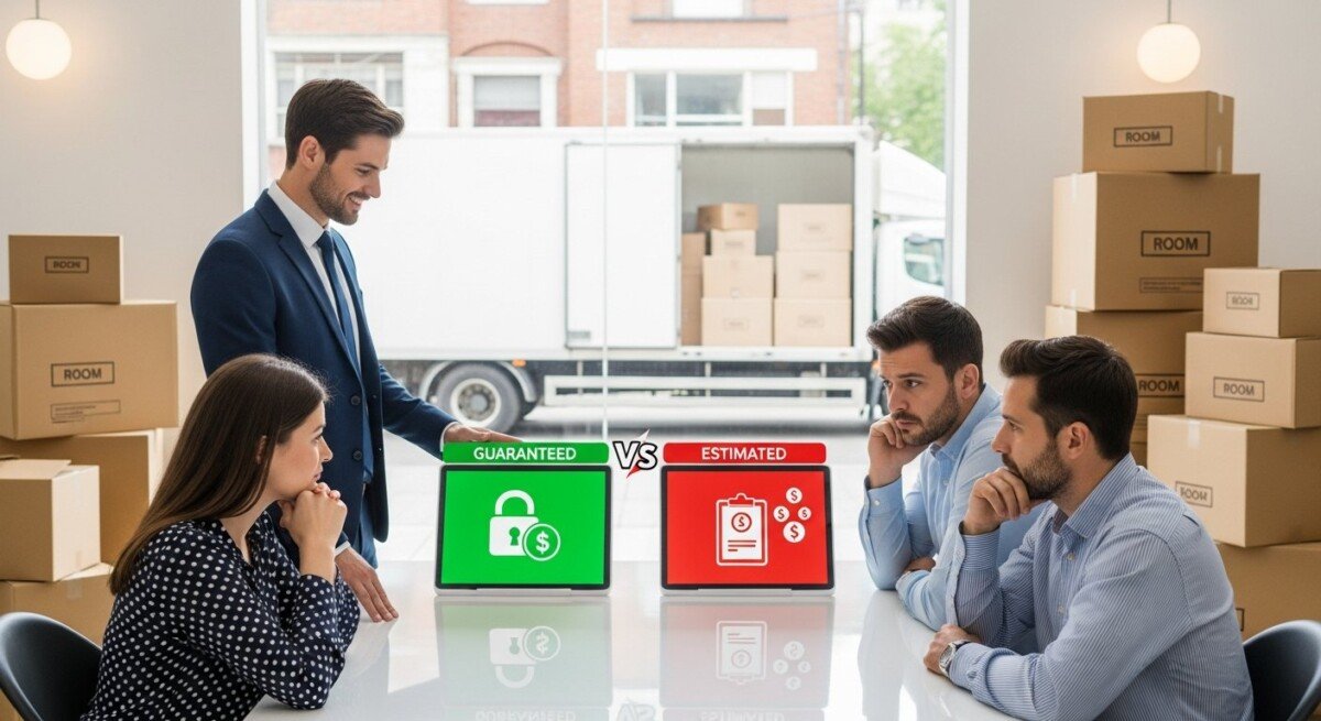 guaranteed pricing vs estimated moving quotes