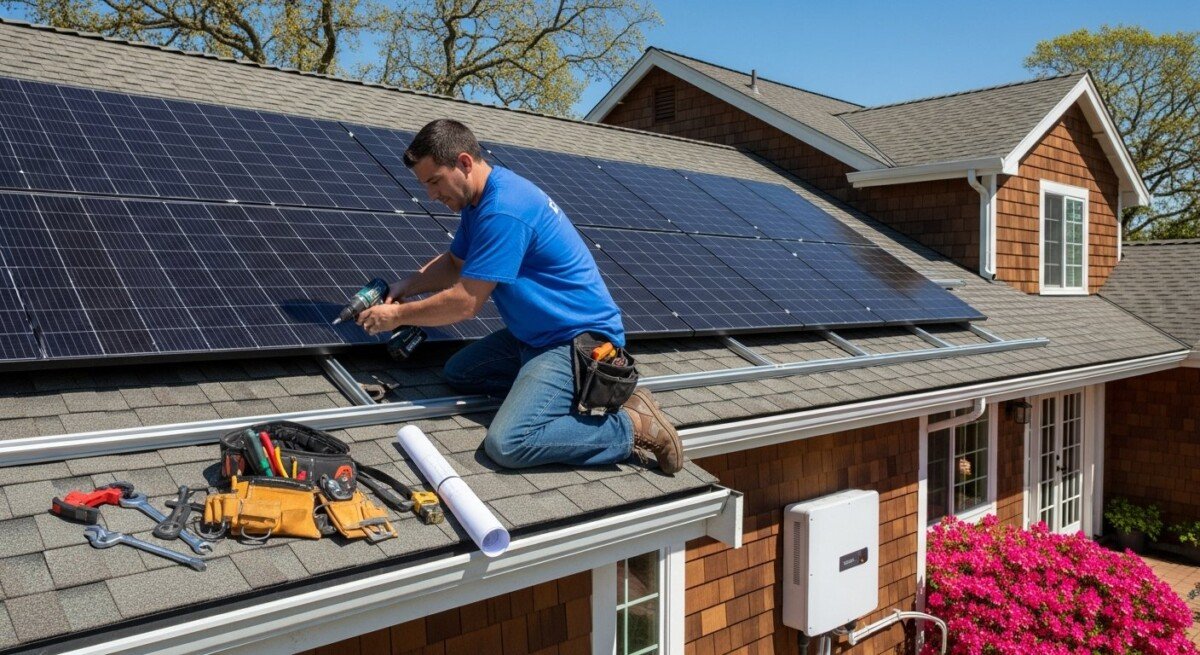 how long solar installation takes