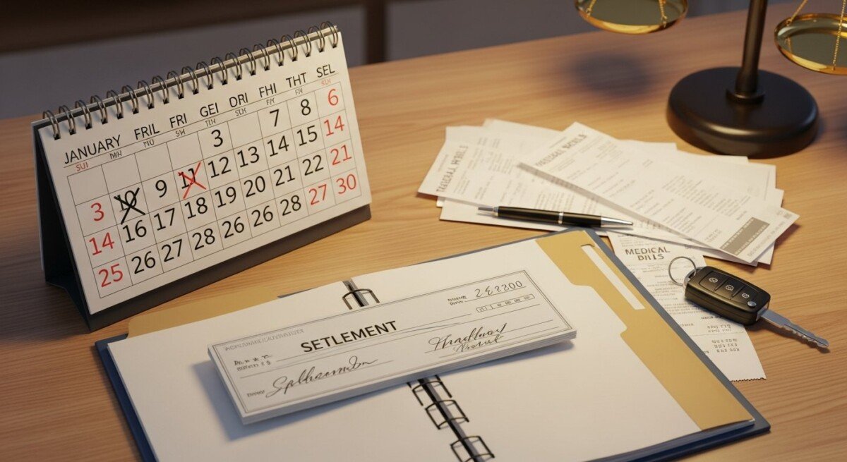 how long to receive accident settlement