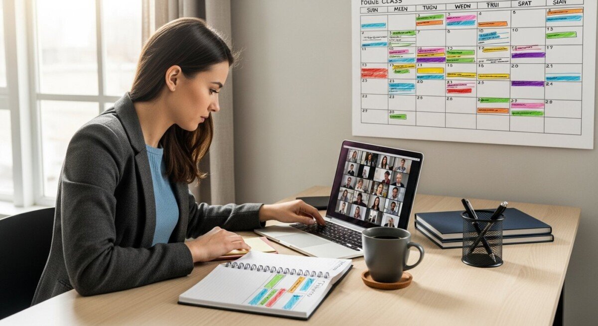 How to balance a full-time job with online classes