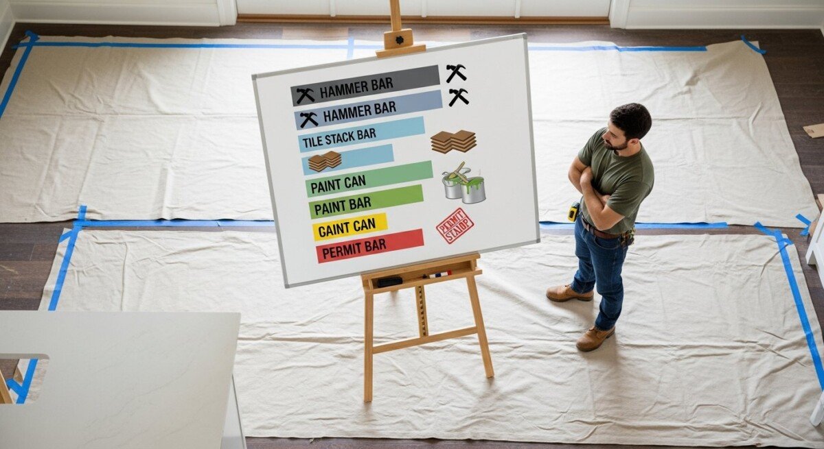 how to break down renovation costs