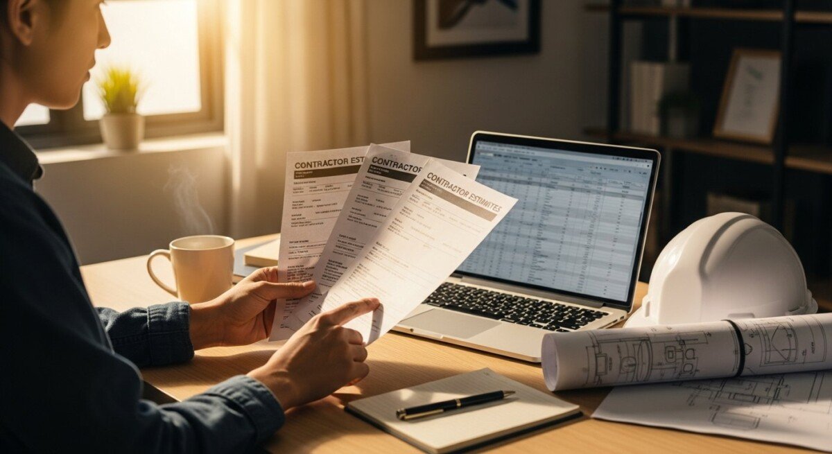 how to compare contractor estimates