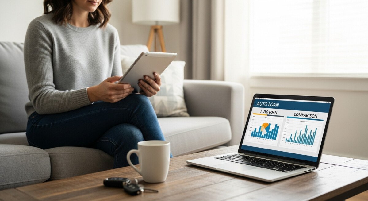 Online Auto Refinance Process and Rate Comparison