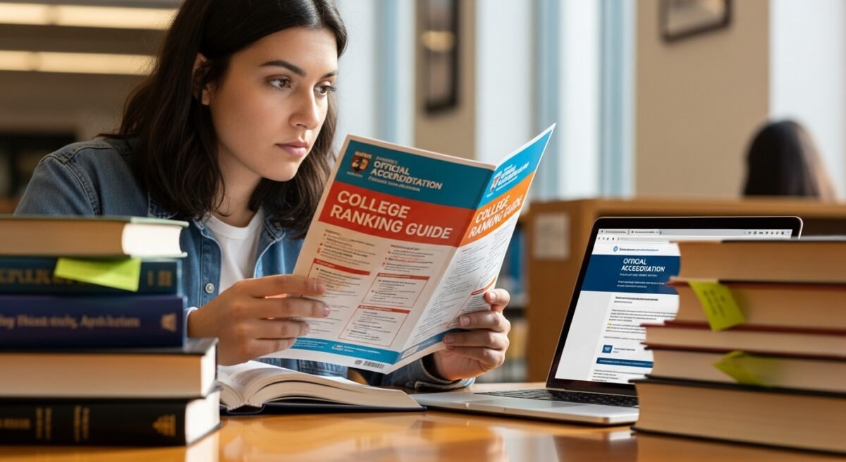 Verifying Accreditation of Ranked Colleges