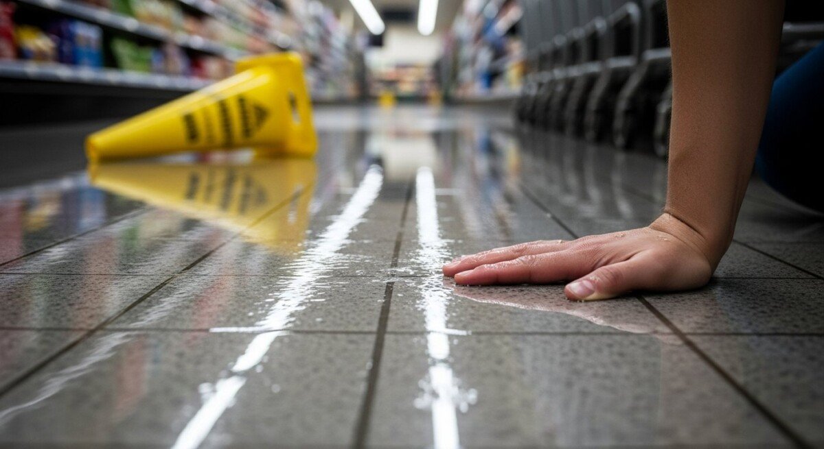 Injury lawyer for slip on wet floor