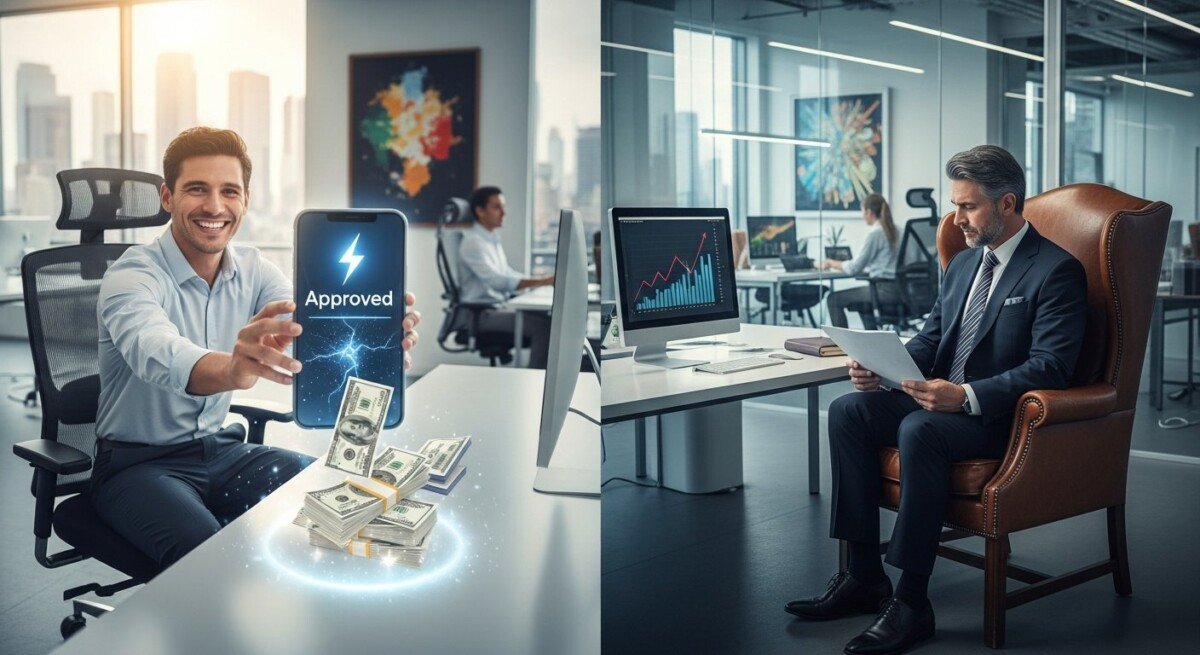 instant funding vs traditional loan approval