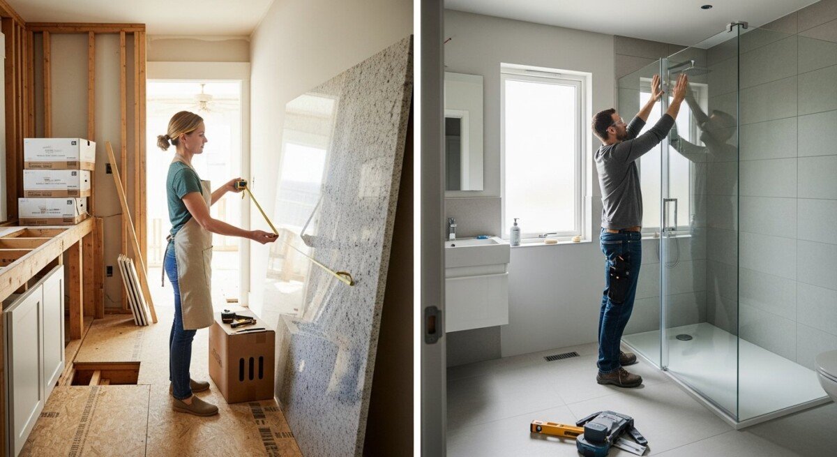 kitchen remodel vs bathroom remodel