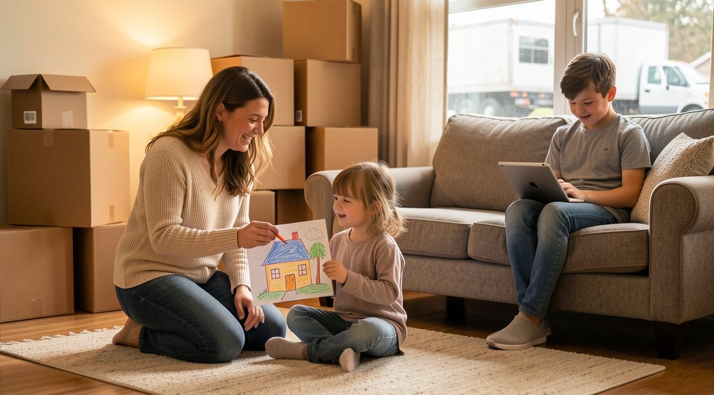 moving with children stress reduction tips