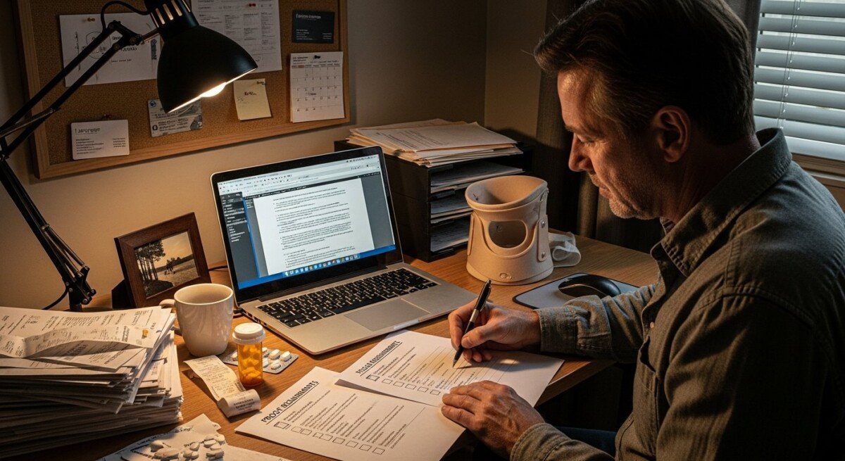 personal injury lawsuit proof checklist