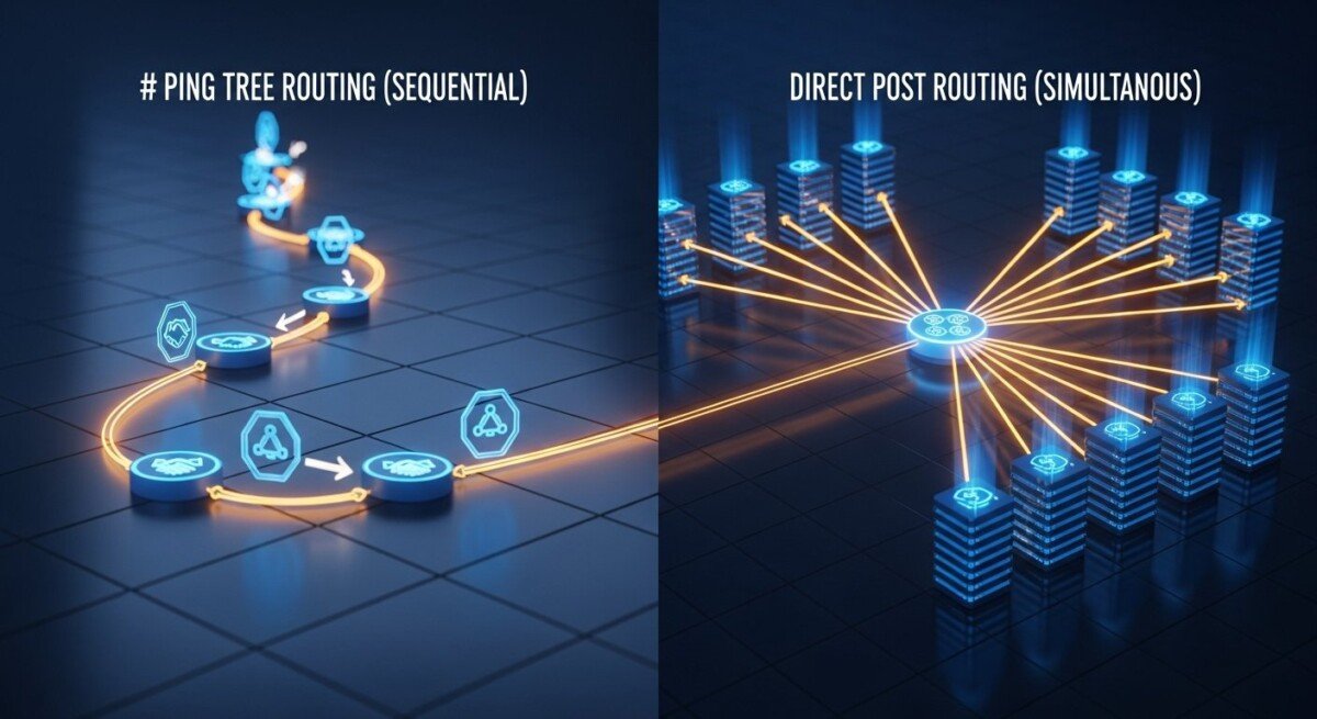 ping tree vs direct post lead routing