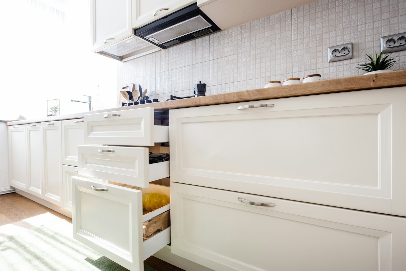 plywood kitchen cabinets