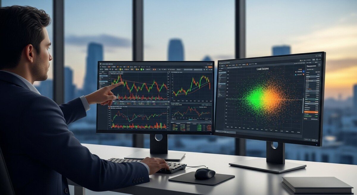 predictive lead scoring real-time auction platform