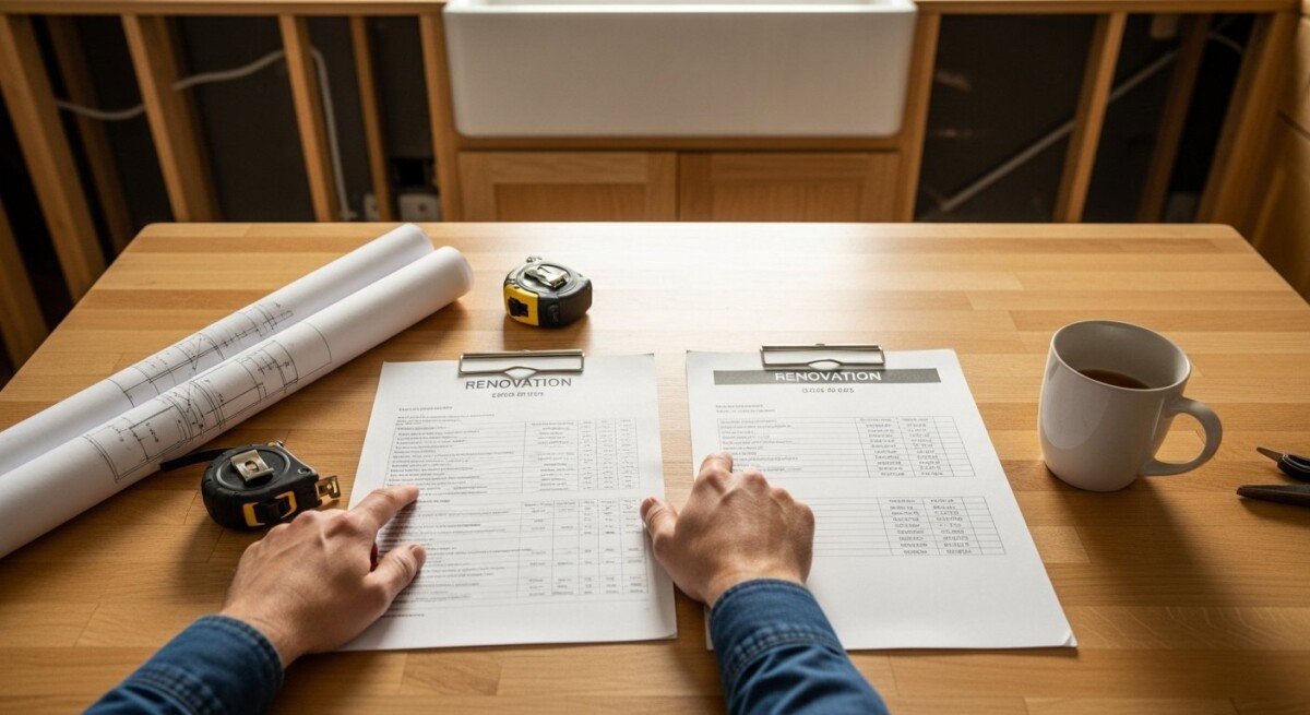 renovation contractor price estimates