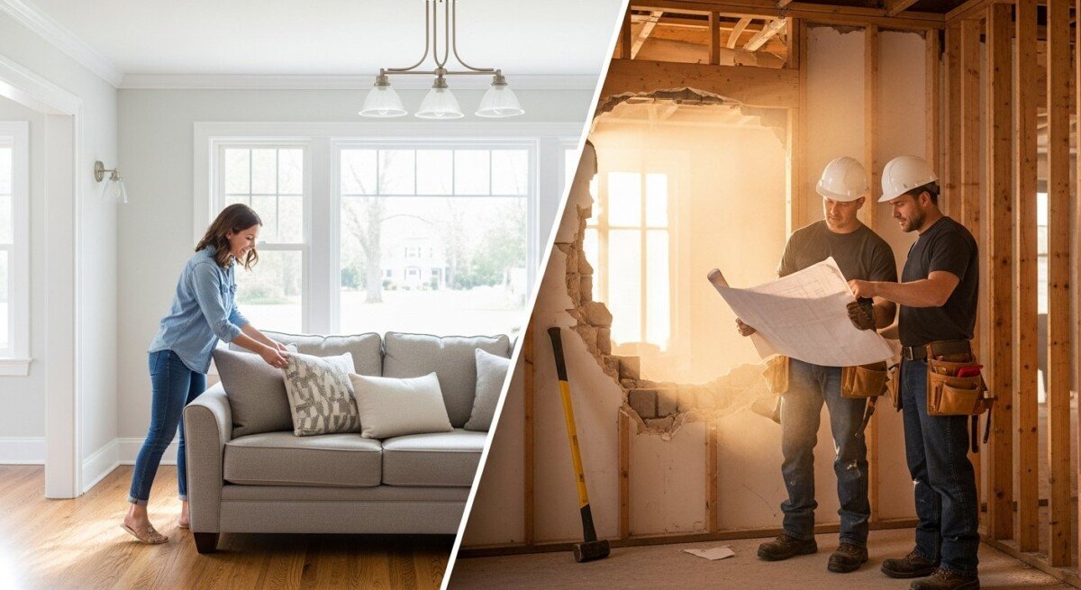 difference between remodeling and renovation