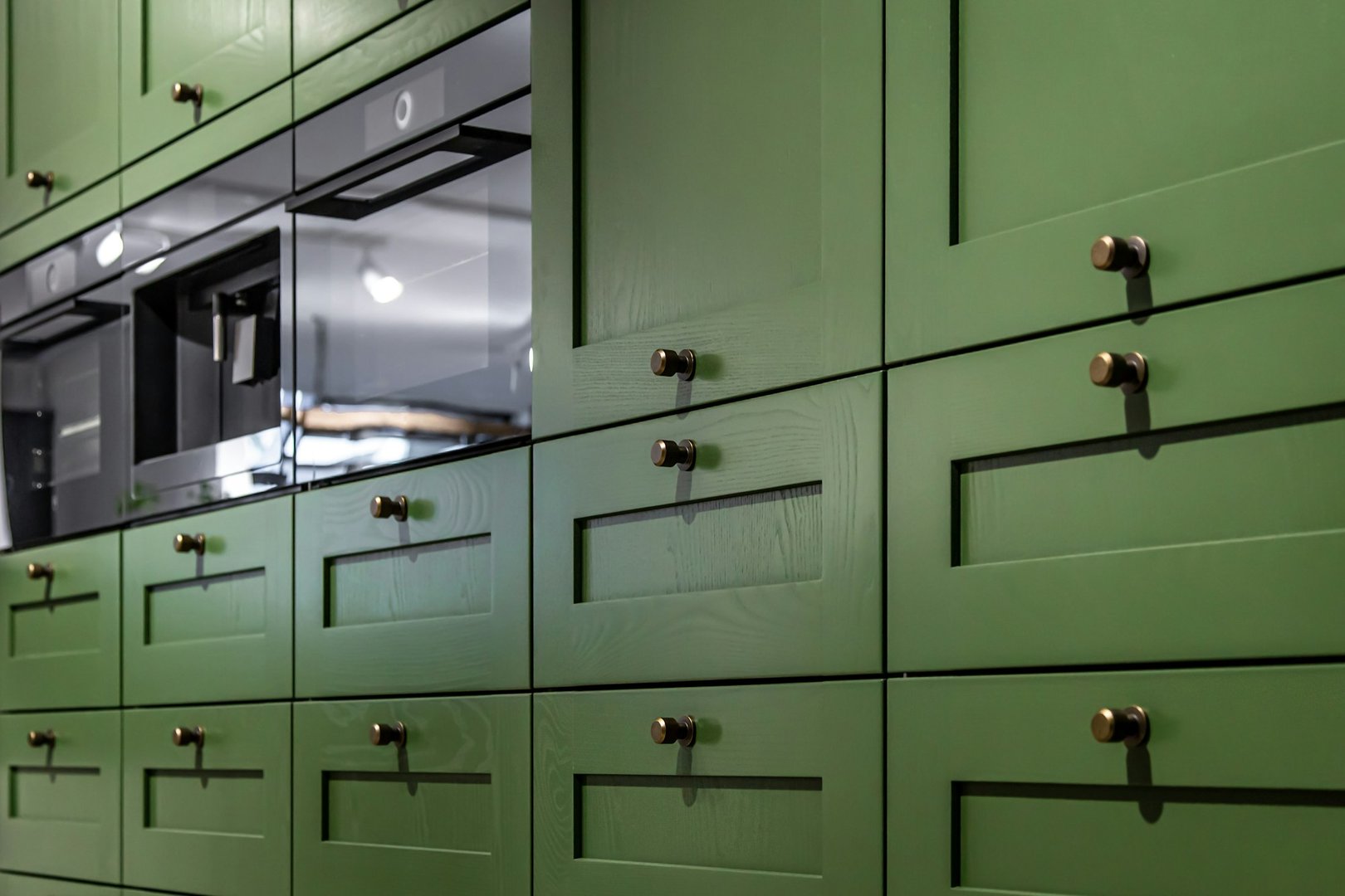 sage green kitchen cabinets