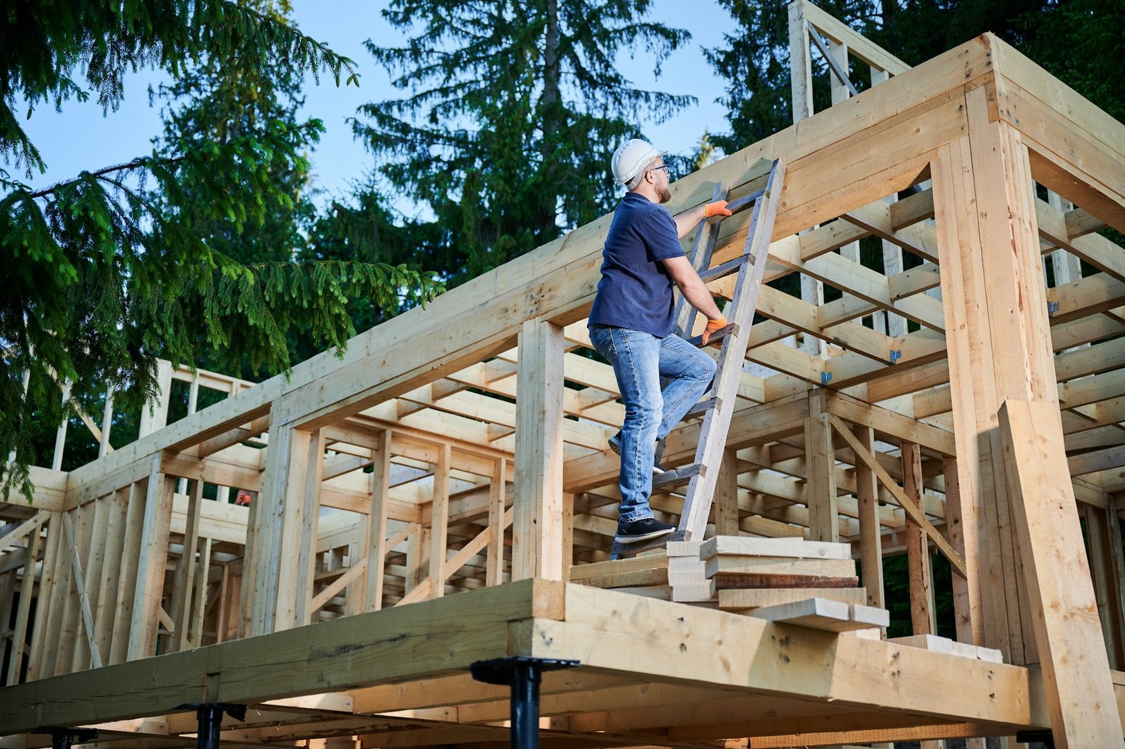 second-story floor construction